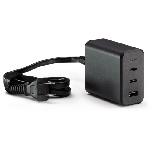 mophie 100W USB-C GaN Wall Charger with Cable (Black) - 409911396