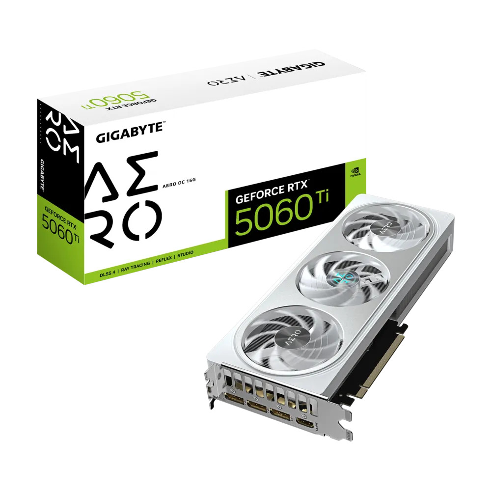 Gigabyte GeForce RTX 5060 Ti AERO OC 16G - GV-N506TAERO OC-16GD