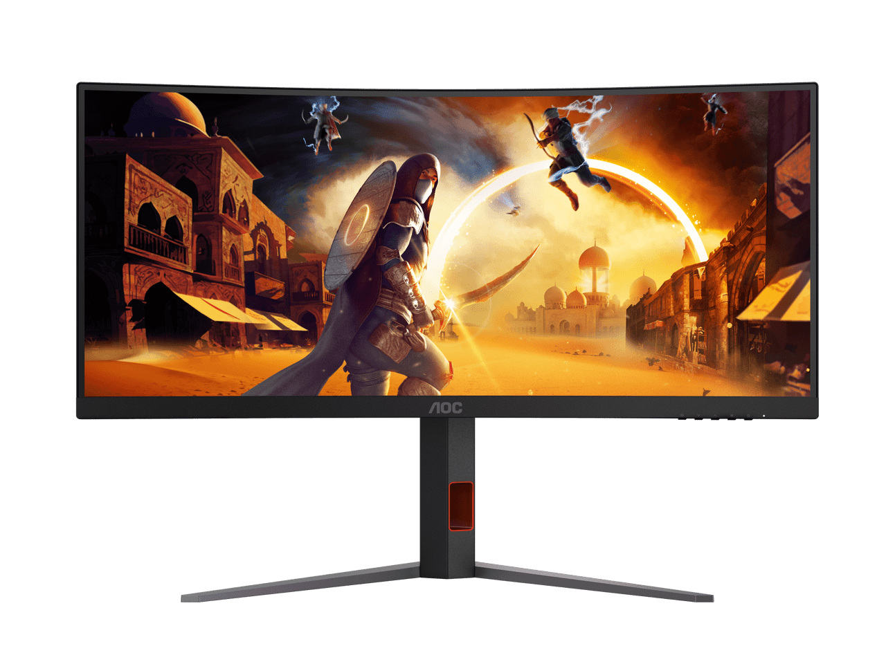 AOC 34" CU34G4 WQHD Curved Gaming Monitor - 3440 × 1440 (WQHD) - 180Hz - 0.5ms