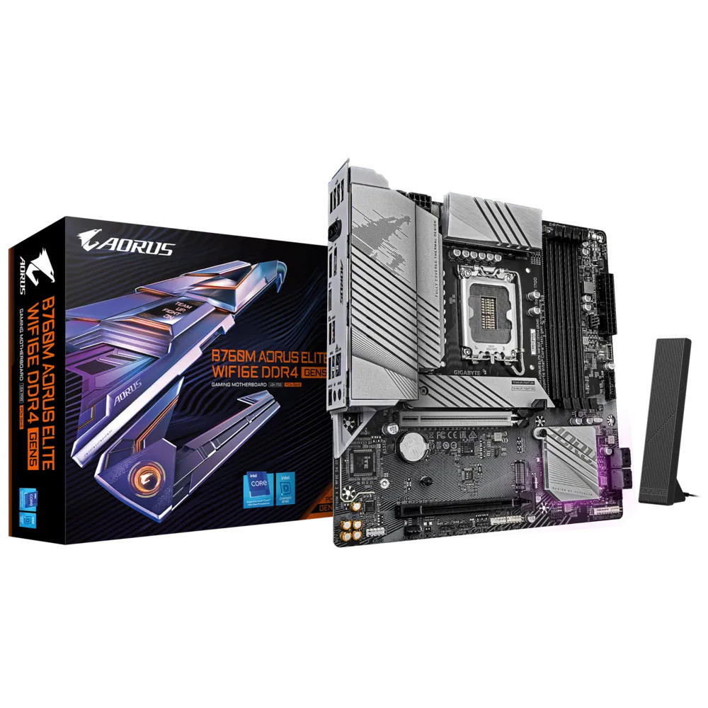 Gigabyte B760M AORUS ELITE WIFI6E DDR4 GEN5 - B760M A E WF6E D4 G5
