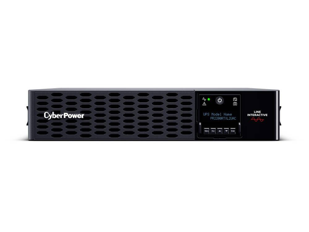 Cyberpower Ups - Rack/tower - Line-interactive - 100-120 Vac - 2200watt - 2200va - 8 Nema 5-20r - Black - 3 Year Limited Warranty - PR2200RTXL2UACN