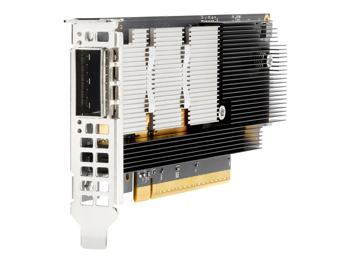 HPE InfiniBand HDR MCX75310AAS-NEAT - network adapter - PCIe 5.0 x16 - 400Gb Ethernet / 400Gb InfiniBand OSFP x 1 - P45641-B23