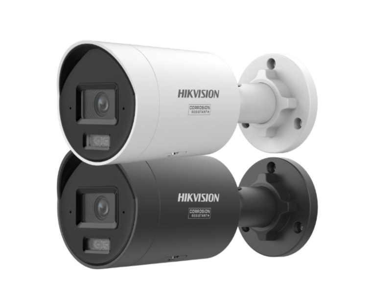 Hikvision 8 MP AcuSense Strobe Light  and Audible Warning Fixed Mini Bullet Network Camera