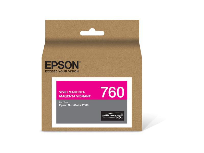 Epson T760 Ultrachrome Hd Vivid Magenta Ink - T760320