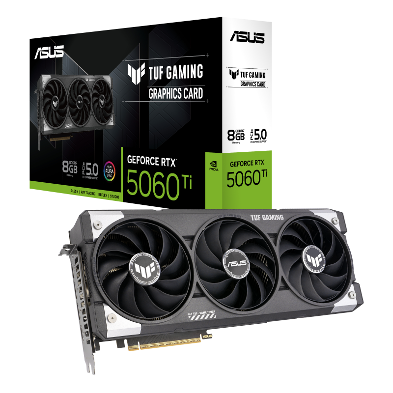 Asus TUF Gaming GeForce RTX 5060 Ti 8GB GDDR7 - TUF-RTX5060TI-8G-GAMING