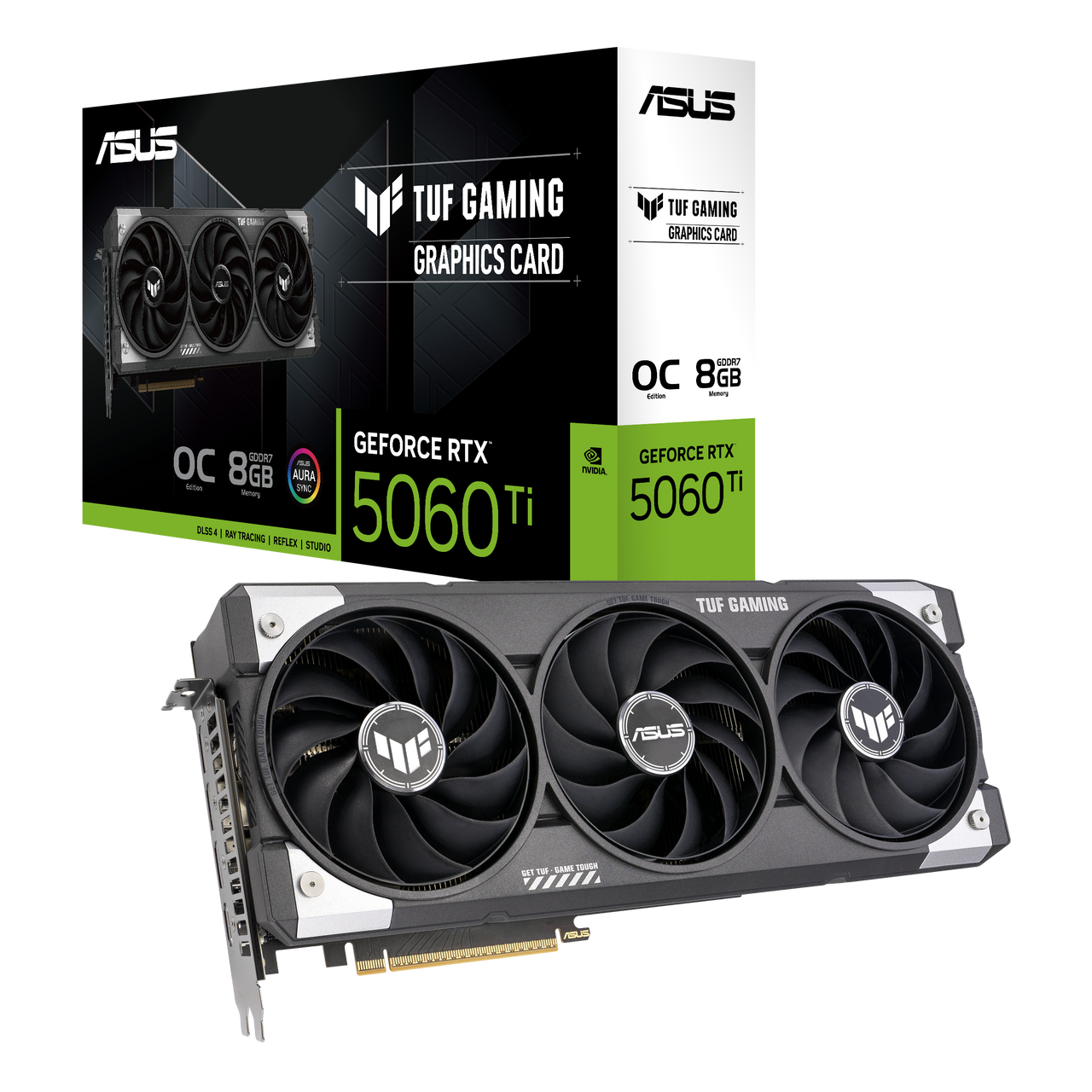 Asus TUF Gaming GeForce RTX 5060 Ti 8GB GDDR7 OC Edition - TUF-RTX5060TI-O8G-GAMING
