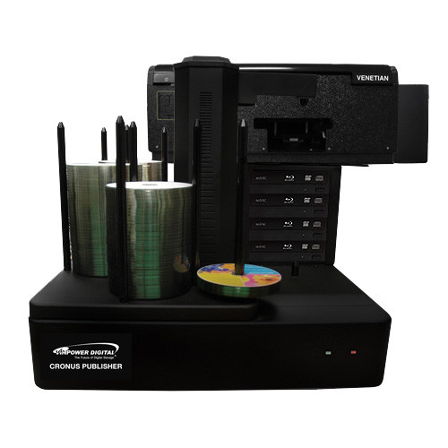 Vinpower Cronus Plus Blu-ray/DVD/CD Publishers with CISS Inkjet Printer - 4 Drives - Cronus-804I-BD-Plus