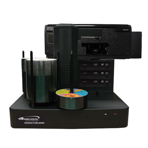 Vinpower Cronus Blu-ray/DVD/CD Publisher with CISS Inkjet Printer - 4 Drives - CRONUS-804i-BD
