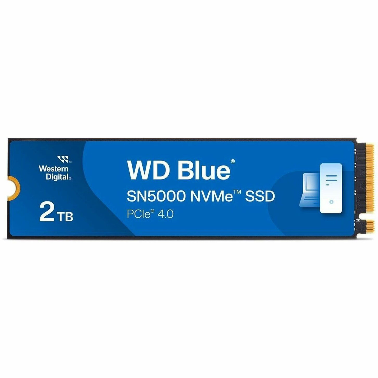 WD Blue SN5000 WDS200T4B0E-00CNZ0 2 TB Solid State Drive - M.2 2280 Internal - PCI Express NVMe (PCI Express NVMe 4.0 x4) - WDS200T4B0E-00CNZ0PK