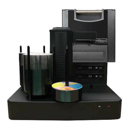 Vinpower Cronus Blu-ray/DVD/CD Publishers with Color Thermal Printer - 2 Drives - CRONUS-BD-S2T-THM-BK