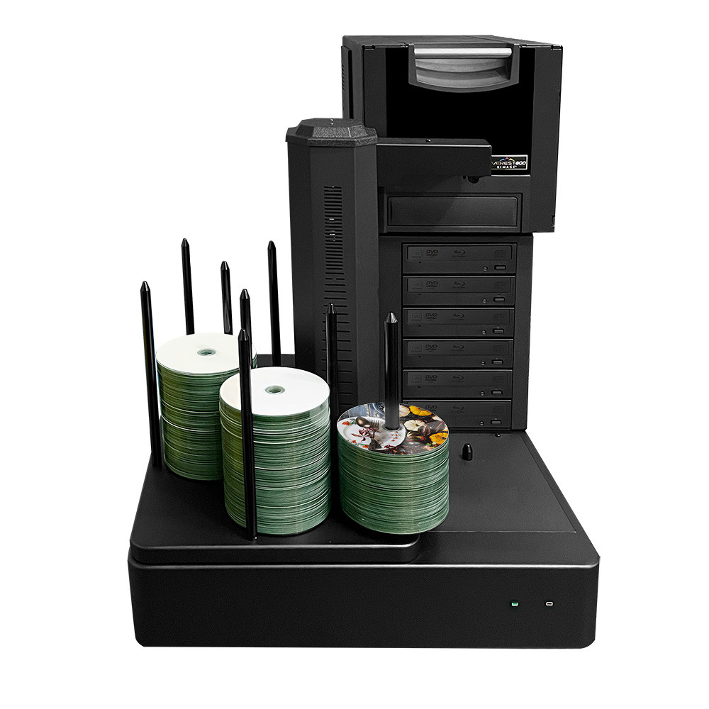 Vinpower Cronus Blu-ray/DVD/CD Publishers with Thermal Printer - 6 Drives -CRONUS-BD-S6T-THM-BK