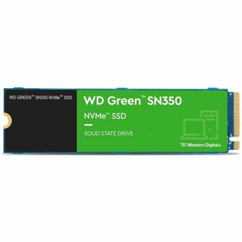 WD Green SN350 WDS100T2G0C 1 TB Solid State Drive - M.2 2280 Internal - PCI Express NVMe (PCI Express NVMe 3.0 x4) - WDS100T2G0C-00CDH0PK