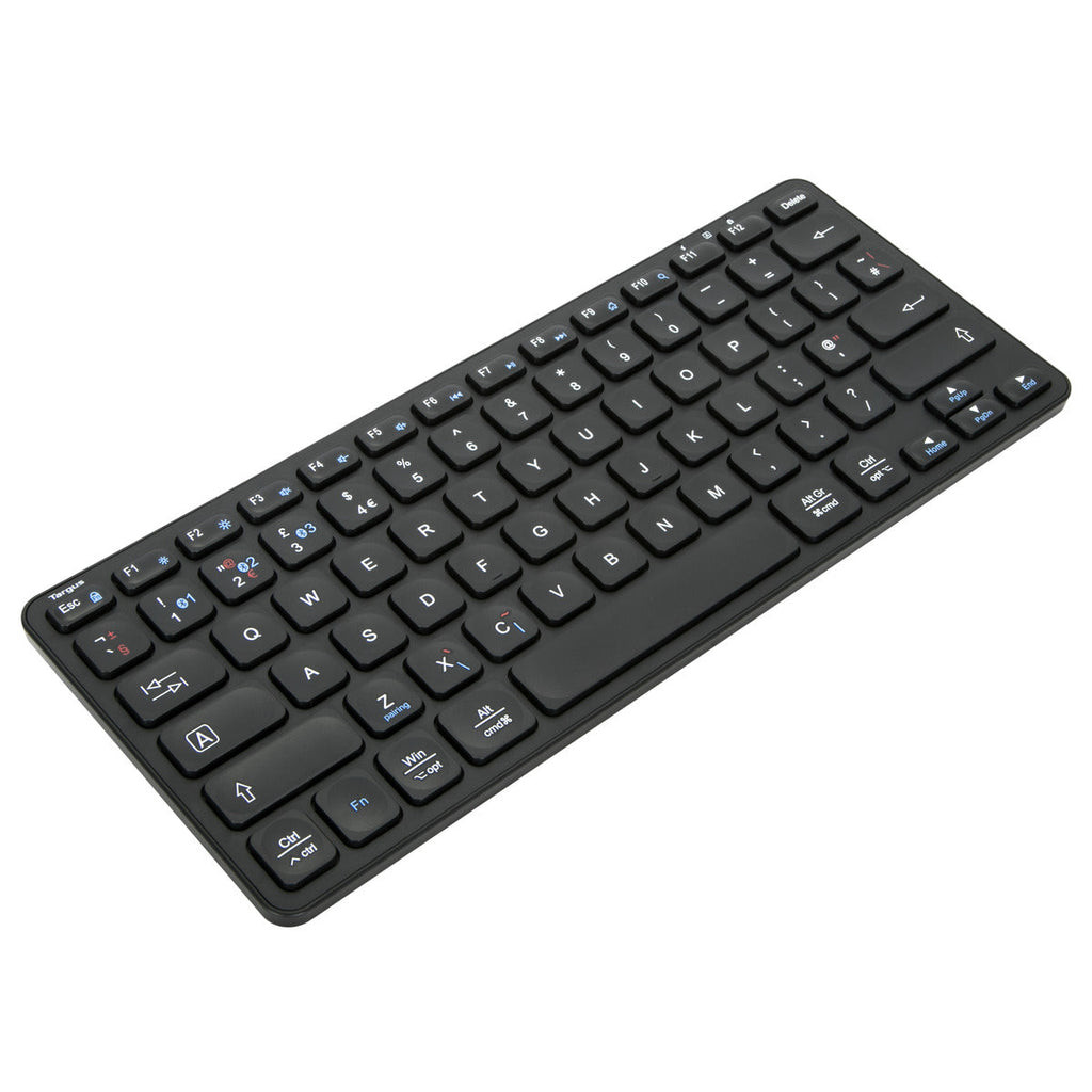 Targus Compact Multi-Device Bluetooth Antimicrobial Keyboard (Custom For Meta) Black - AKB862USFB
