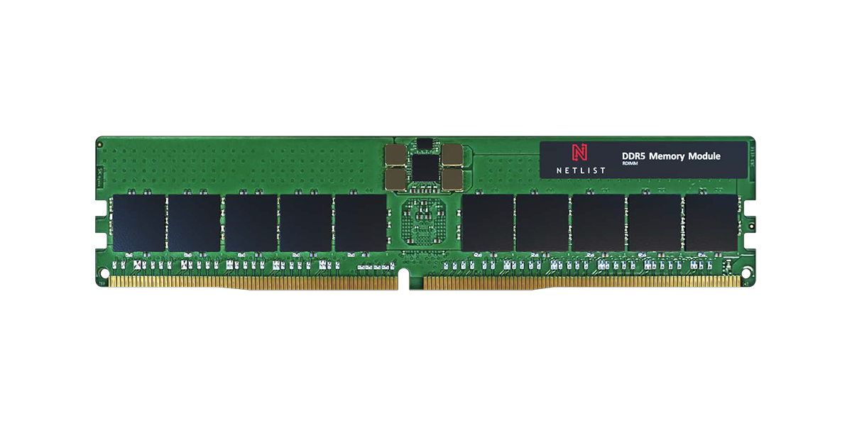 Netlist DDR5 DIMMs RDIMM 16GB 1Rx8 4800MT/s - NLR4G0054G0748200HA