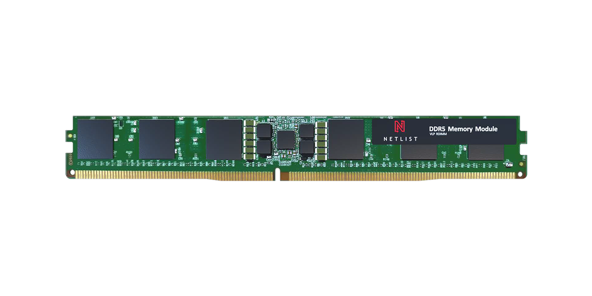 Netlist DDR5 DIMMs VLP RDIMM 32GB 2Rx8 5600MT/s - NVR5G0054G0756202HA