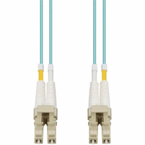 AddOn 0.9M Lc To Lc Aqua Om4 Duplex Ofnr (Riser-Rated) Fiber Patch Cable - ADD-LC-LC-0-9M5OM4