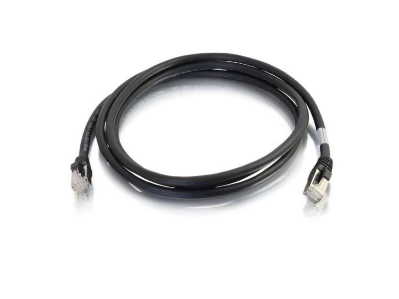 Legrand Patch Cord Shielded Twisted Pair (Stp) - Male Left Gender - Male Right Gender - Rj-45 Right Connector - Rj-45 Left Connector - 1Feet Length - Black - 24Awg American Wire Gauge (Awg) - Cat6A Performance Level - 576A-S35-001