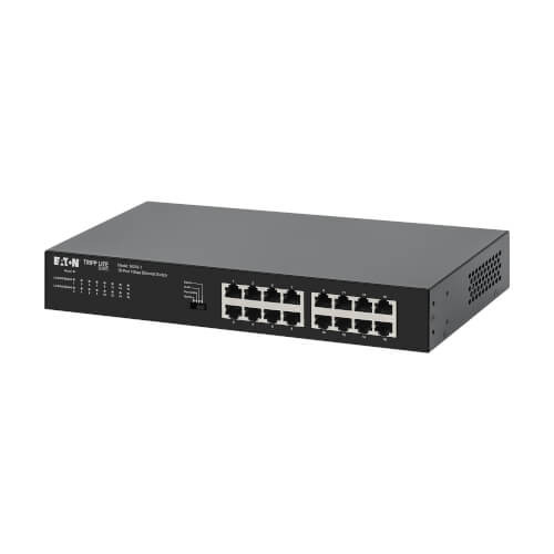 Eaton Tripp Lite series 16-Port 10/100/1000 Mbps Desktop Gigabit Ethernet Unmanaged Switch, Metal Enclosure - NG16-1