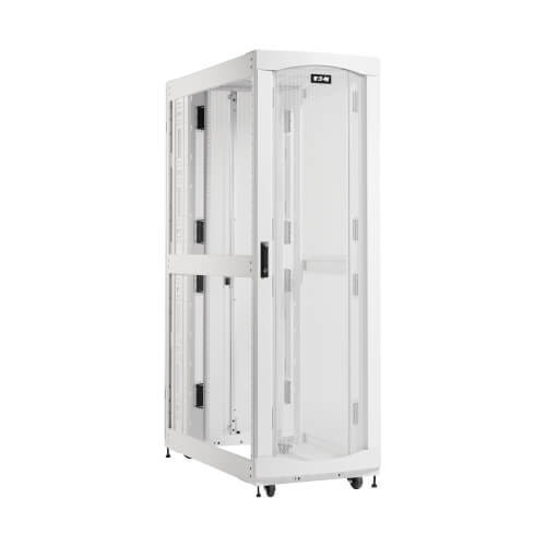 Eaton SmartRack 45U Deep Standard-Width Heavy-Duty Rack Enclosure Cabinet for AI Servers, White - SRH452446W