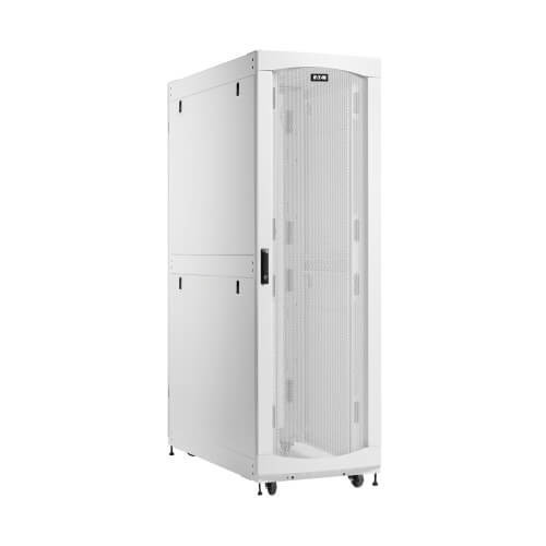 Eaton SmartRack 45U Extra-Deep Extra-Wide Heavy-Duty Rack Enclosure Cabinet for AI Servers, White - SRH453254W