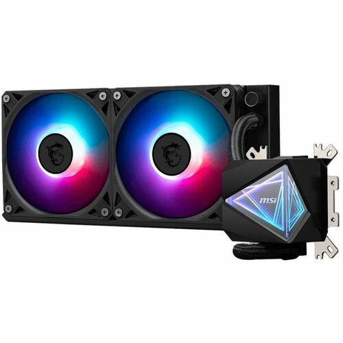 MSI MAG CORELIQUID I240, GLOBAL, 2X ARGB GEN2 FAN, ARGB GEN2 BLOCK, COLOR BOX, PALLET PACKING - CLI240