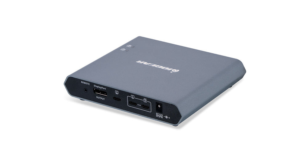 IOGEAR 2-Port 4K USB-C Desktop KVM Kit with DisplayPort to HDMI Adapter - GCS1602CCKIT