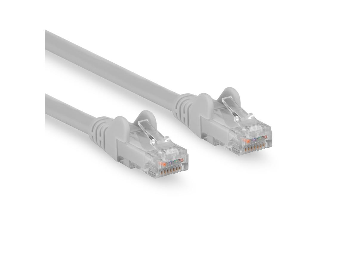 Rocstor 100 Ft (30.5m) Cat6 Ethernet Cable - 100% Copper Ul Rated Snagless - 24 Awg - Gray - Y10C464-GY