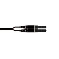 Panduit Network Cable Type: Fiber Patch Cable - LC Duplex Right Connector - LC Duplex Left Connector - 2ft Length - Jacket Material/ Rating: Ofnp - F92EPLNLNSNM002