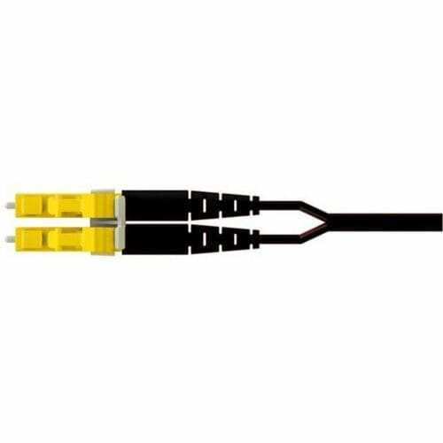 Panduit 2 Fiber, OM4+, Key D-Yellow/Nonkey LC Duplex, Plenum - 26.25 ft Fiber Optic Network Cable for Network Device - Patch Cable - OFNP, Plenum - Duplex - Yellow - 1 - FS2EPKDLDNDM008
