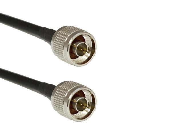 Acceltex 5 195 Series N-Style Plug to N-Style Plug Cable Assembly - ATS-195-NP-NP-5FT