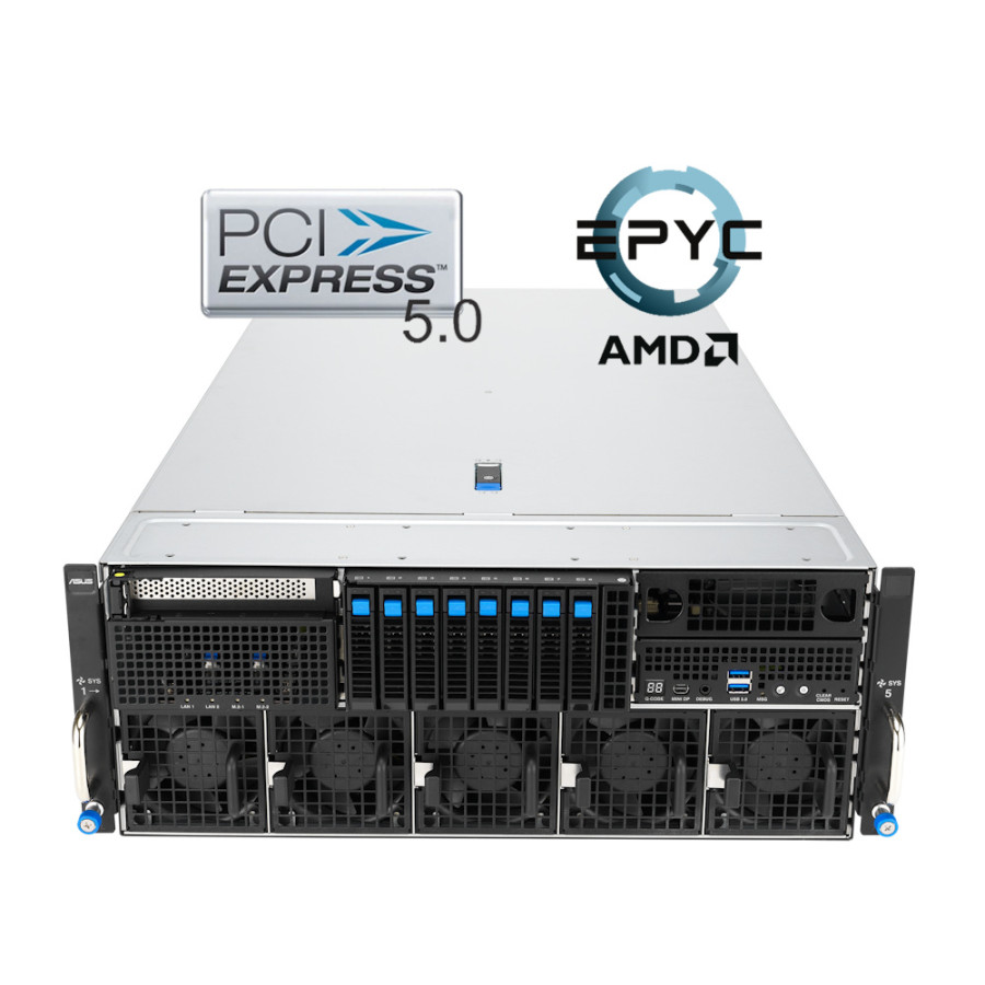 ASUS ESC8000A-E13P H200/RTX PRO 6000/4500 Blackwell 4U Rack Server - AHGP