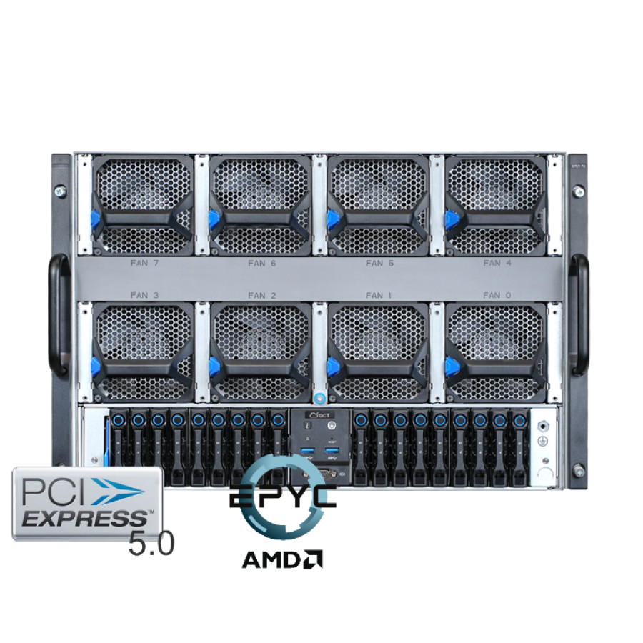 QCT D75T-7U 7U Rack Server - S8MT MI325X