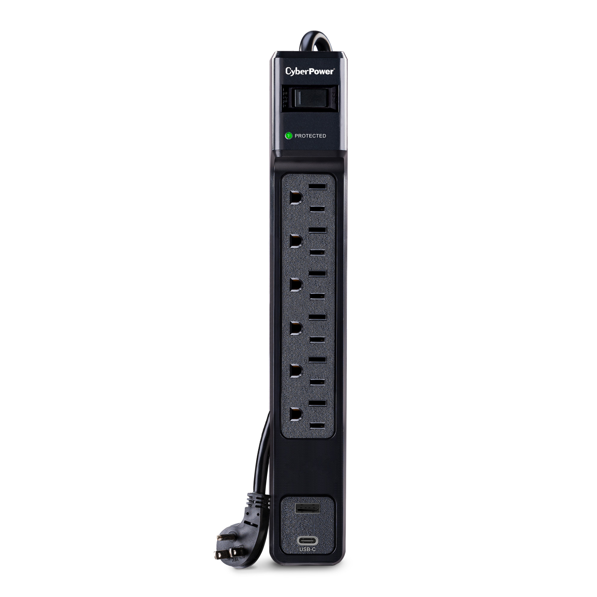 CyberPower P604UCBK Surge Protector 1875 W