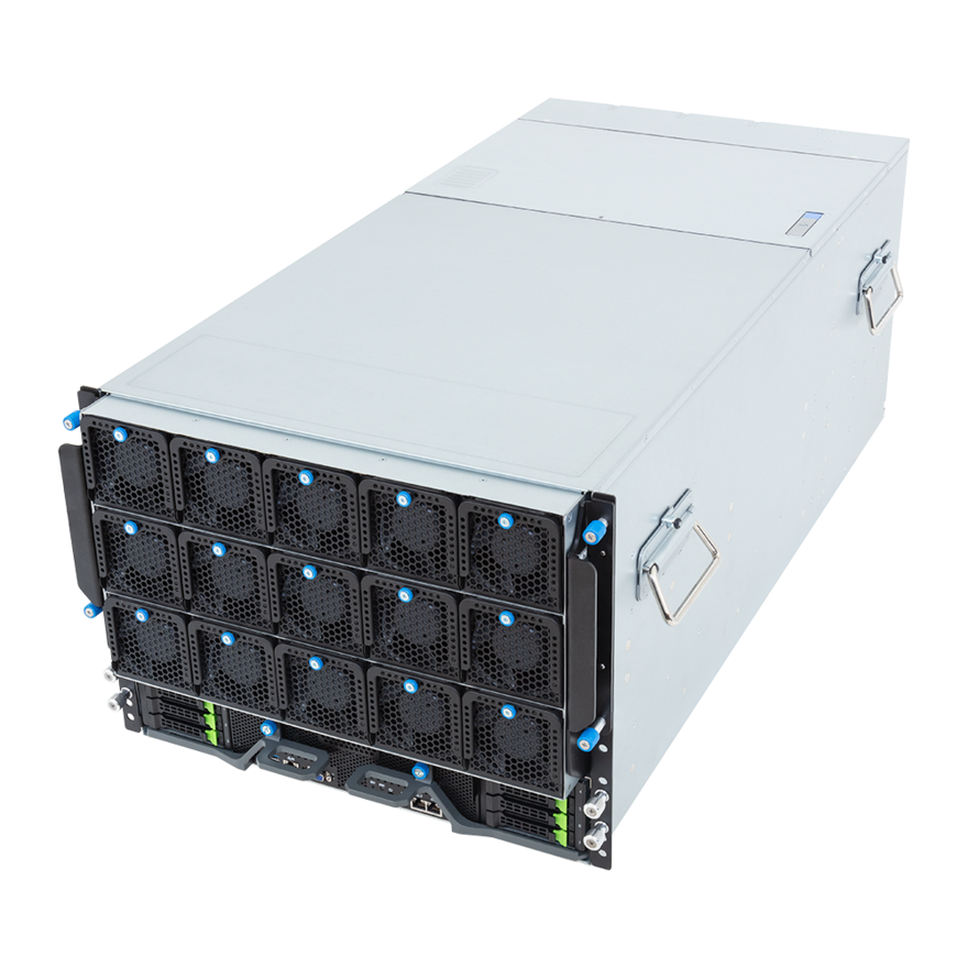 Gigabyte HPC/AI Server - AMD EPYC 9005/9004 - 8U DP AMD Instinct MI325X 8-GPU - G893-ZX1-AAX2