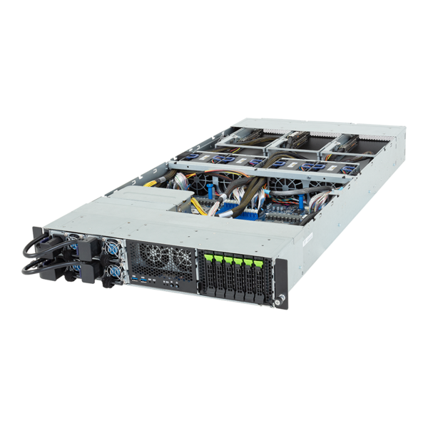 Gigabyte NVIDIA MGX Server - AMD EPYC 9005/9004 - 2U DP NVIDIA OVX 4 x PCIe Gen5 GPUs - XV23-ZX0-AAJ1