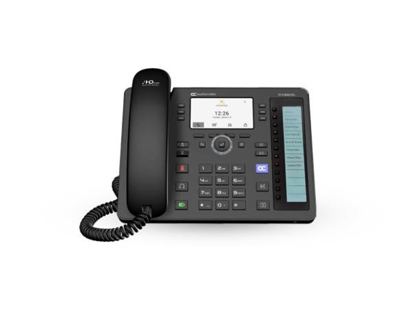 Audiocodes Teams C436hd Ip-phone Poe Gbe Black 2 Ethernet 10/100/1000 Ports, 18 Programmable Keys, 480x272 Color Lcd 4.3', 376x60 Integrated Sidecar Lcd And Power Over Ethernet (poe) - TEAMS-C436HD
