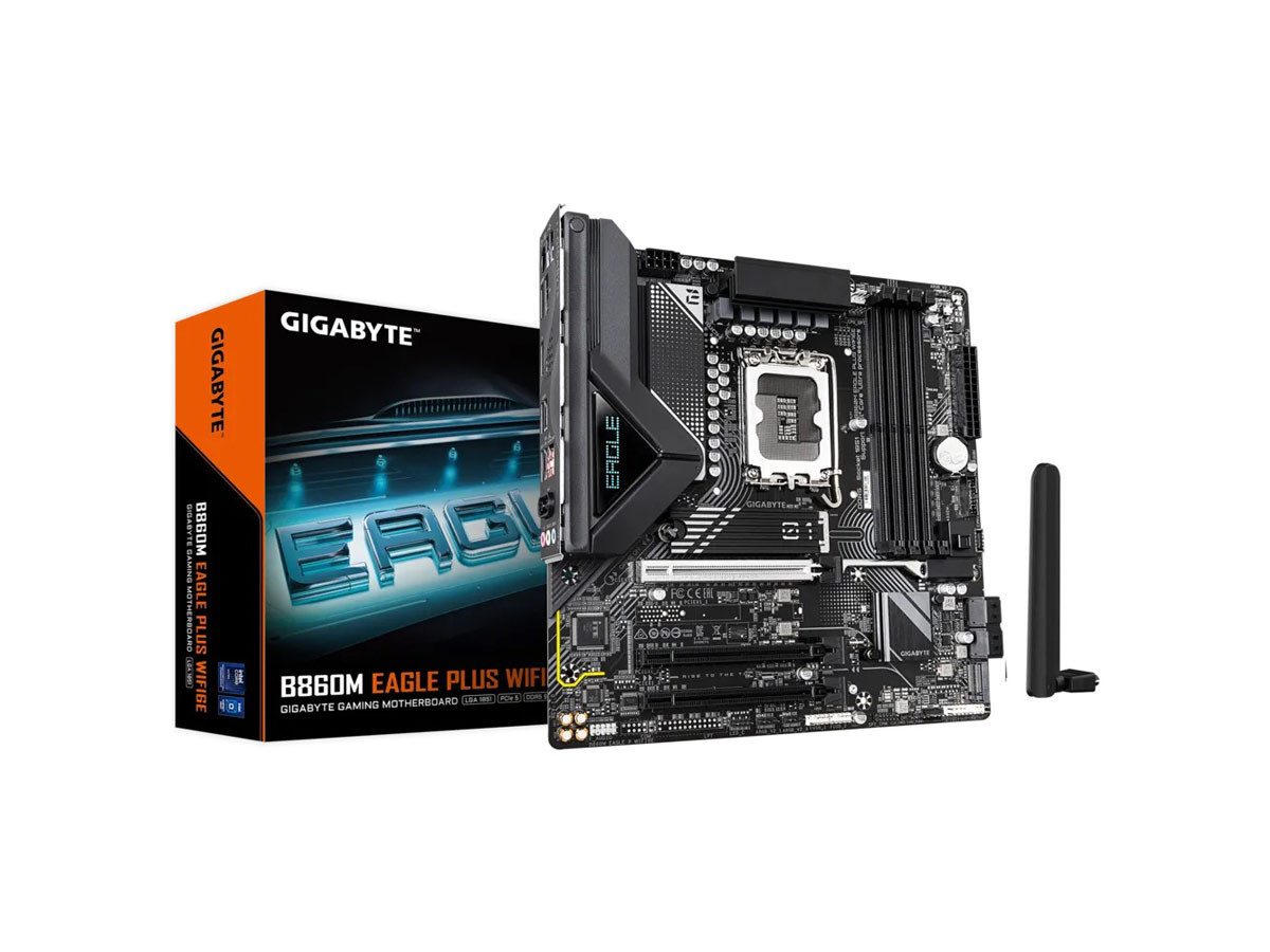 Gigabyte B860m Eagle Plus Wifi6e - Audio Output - Micro Atx - Support For Intel Core Ultra Processors - Intel B860 - Lga1851 - Ddr5 - 256gb Ram Supported - Rj-45,usb - Realtek 2.5gbe Lan Chip (2.5 Gbps/1 Gbps/100 Mbps) - B860M EAGLE PLUS WIFI6E