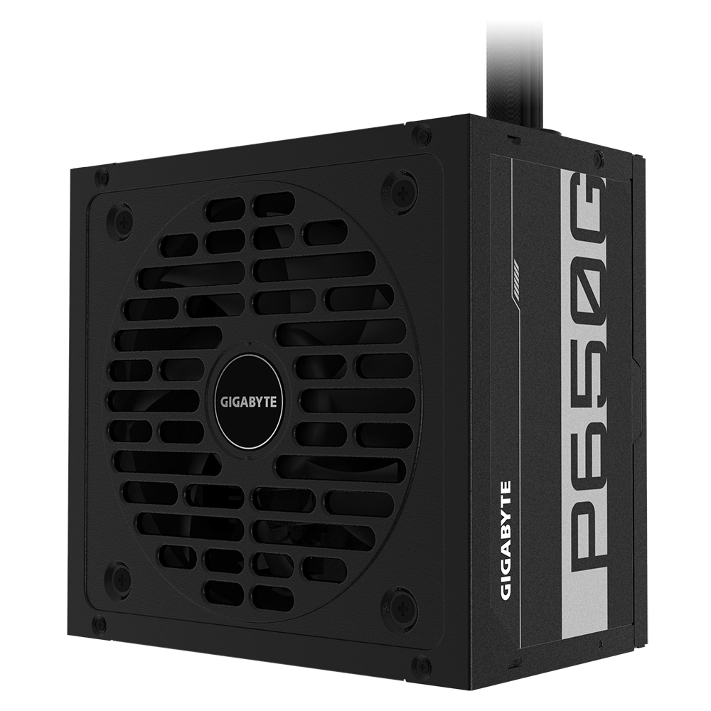 Gigabyte Power Supply - Atx - 100-240 Vac - 650watt - 9a - 90% - 120 Cooling Fan - Gp-p650g - 80 Plus Gold Certified, Main Japanese Capacitors, 120mm Silent Hydraulic Bearing (hyb) Fan, Powerful Single +12v Rail, Compact Design - GP-P650G GUS1