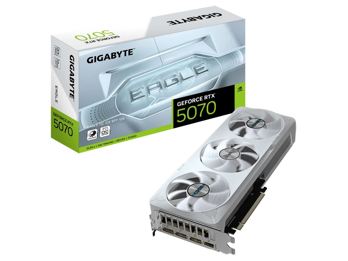 Gigabyte Rtx Is The Most Advanced Platform For Full Ray Tracing And Neural Rendering Technologies That Are Revolutionizing The Ways We Play And Create. Rtx To Deliver Fast Performance With Cutting-edge Ai Features - GV-N5070EAGLEOC ICE-12GD