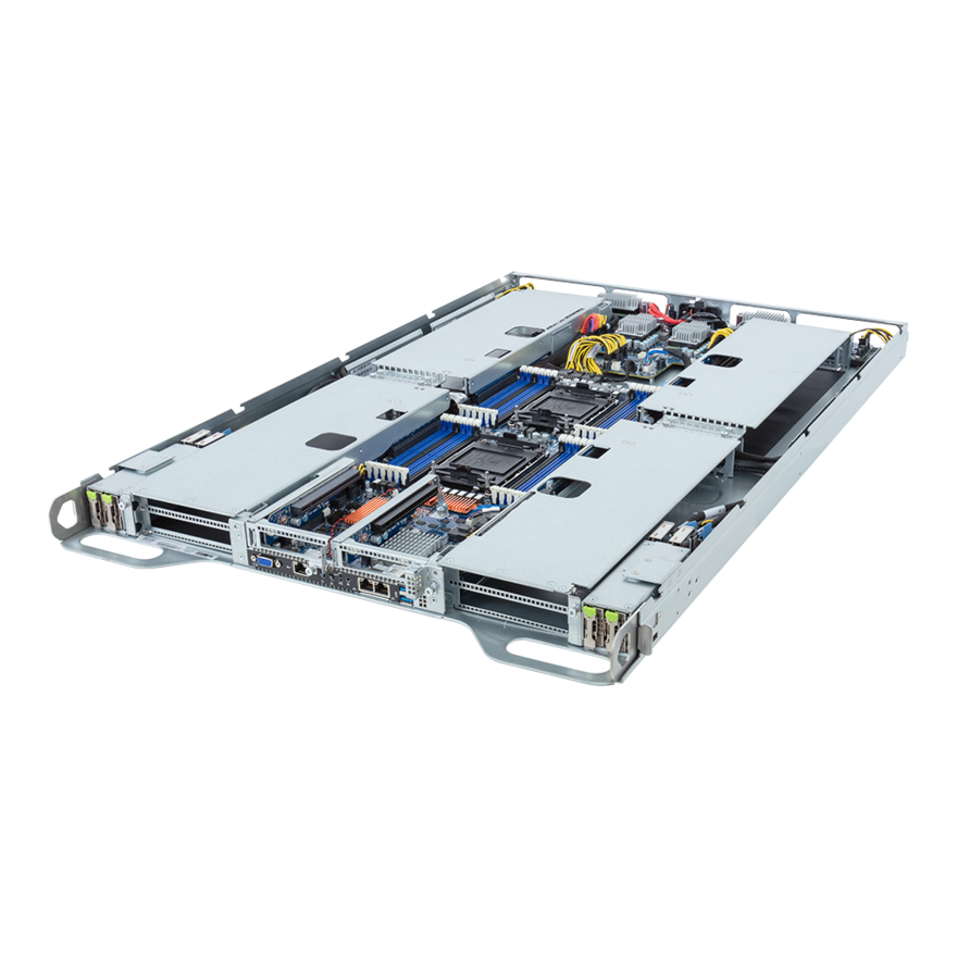 Gigabyte ORv3 GPU Server - 5th/4th Gen Intel Xeon Scalable - 1OU DP 4 x PCIe Gen5 GPUs Immersion - TO15-S40-IA01