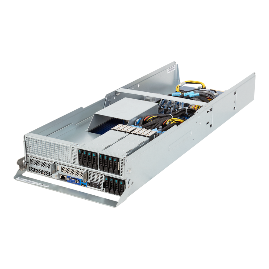 Gigabyte ORv3 Compute Node - AMD EPYC 9005/9004 - 2OU 2-Node UP 12-Bay E1.S Gen4 NVMe - TO25-Z11-AA01