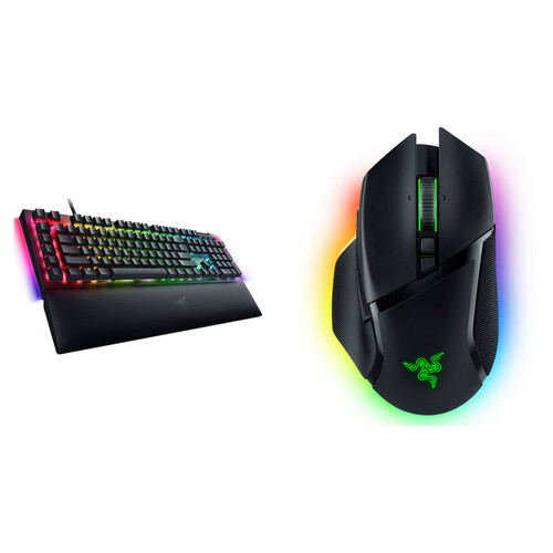 Razer Basilisk V3 Pro Wireless Mouse with BlackWidow V4 Mechanical Gaming Keyboard Kit - RA010462010K