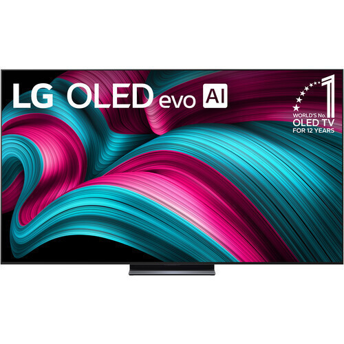 LG OLED evo AI C5 48" 4K HDR Smart TV - webOS 25 with a9 Gen 8 AI Processor - HDR10, HLG, Dolby Vision Compatible - 120 Hz Native Refresh Rate - OLED48C5PUA