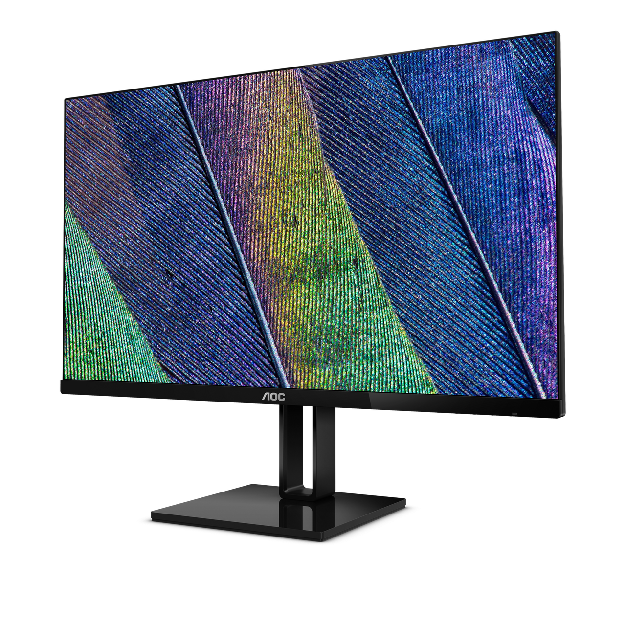 AOC 23.8" Monitor, 1920x1080, 75 Hz, Resolution - FHD, 100 - 240V 50/60Hz, WLED - 24V2H