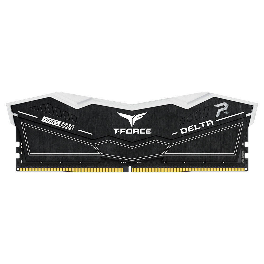 Teamgroup DELTA RGB DDR5 Desktop Memory Black - RGB Colors & 120° Ultra-Wide Lighting - Supports Intel XMP3.0 for One-Click Overclocking - FF3D532G6400HC34DDC01