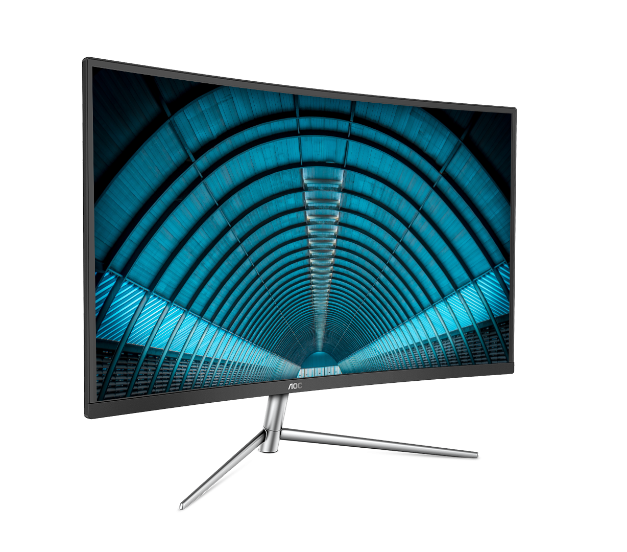 AOC 31.5" Monitor, 1920x1080, 60 Hz, Resolution - UHD, HDMI 1.4 x 1, 100 - 240V 50/60Hz, WLED - C32V1Q