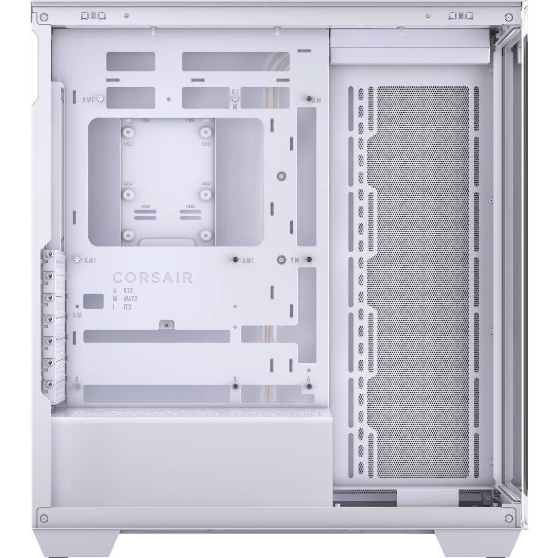 Corsair 3500x Tempered Glass Mid-tower, White - CC-9011277-WW
