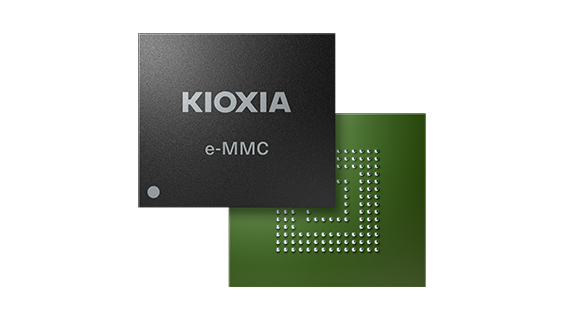 Kioxia 16GB Industrial Grade e-MMC (embedded MultiMediaCard) NAND Flash Memory Device - THGBMJG7C2LBAU8