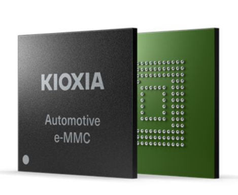Kioxia AEC-Q100 Grade 2 8GB Automotive e-MMC (embedded MultiMediaCard) 5.1 NAND Flash Memory Device - THGBMJG6C1LBAC7