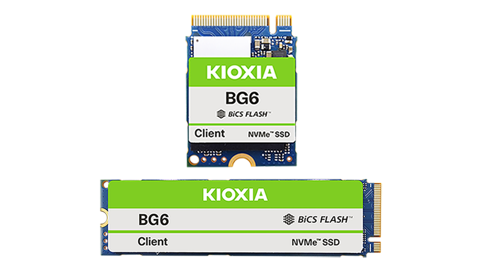 Kioxia BG6 - PCIe 4.0, NVMe 1.4c - 2,048GB - Non-SED - M.2 2230-S3 Single-sided - KBG60ZNS2T04